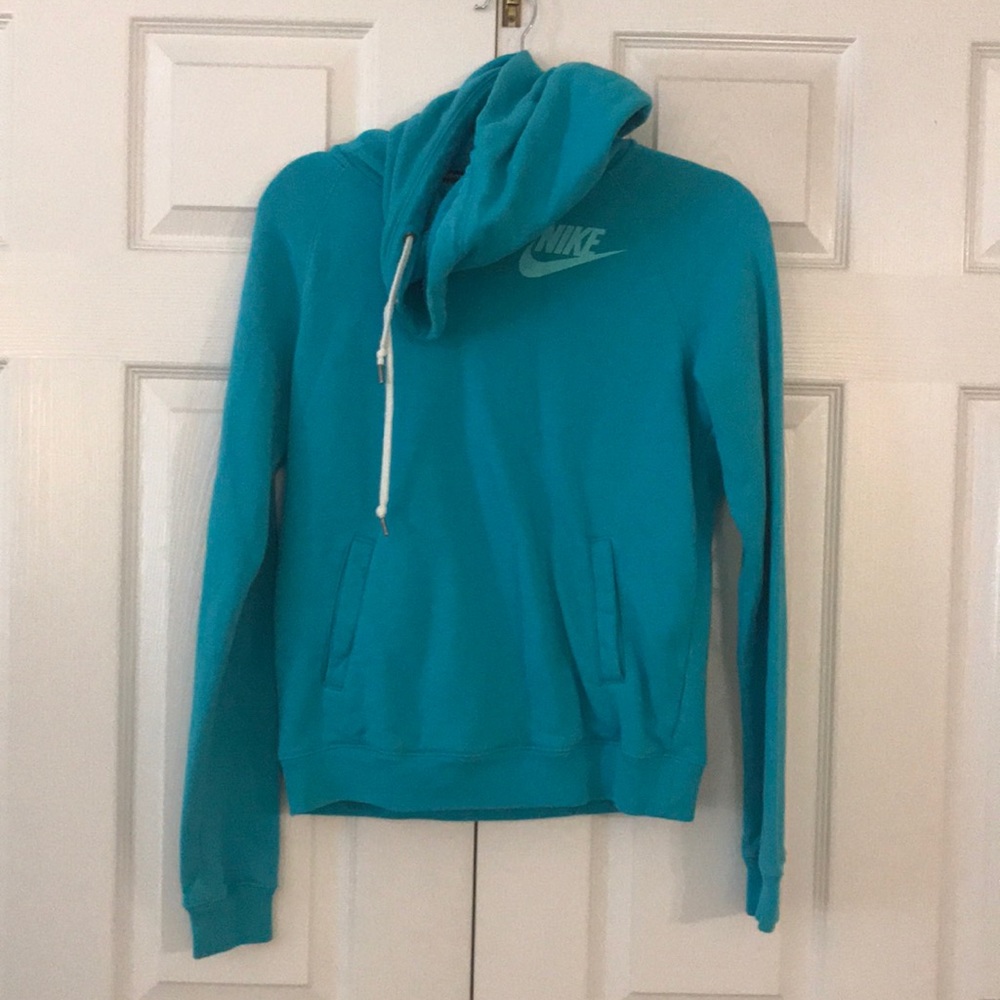 Nike cowl neck hoodie with pockets